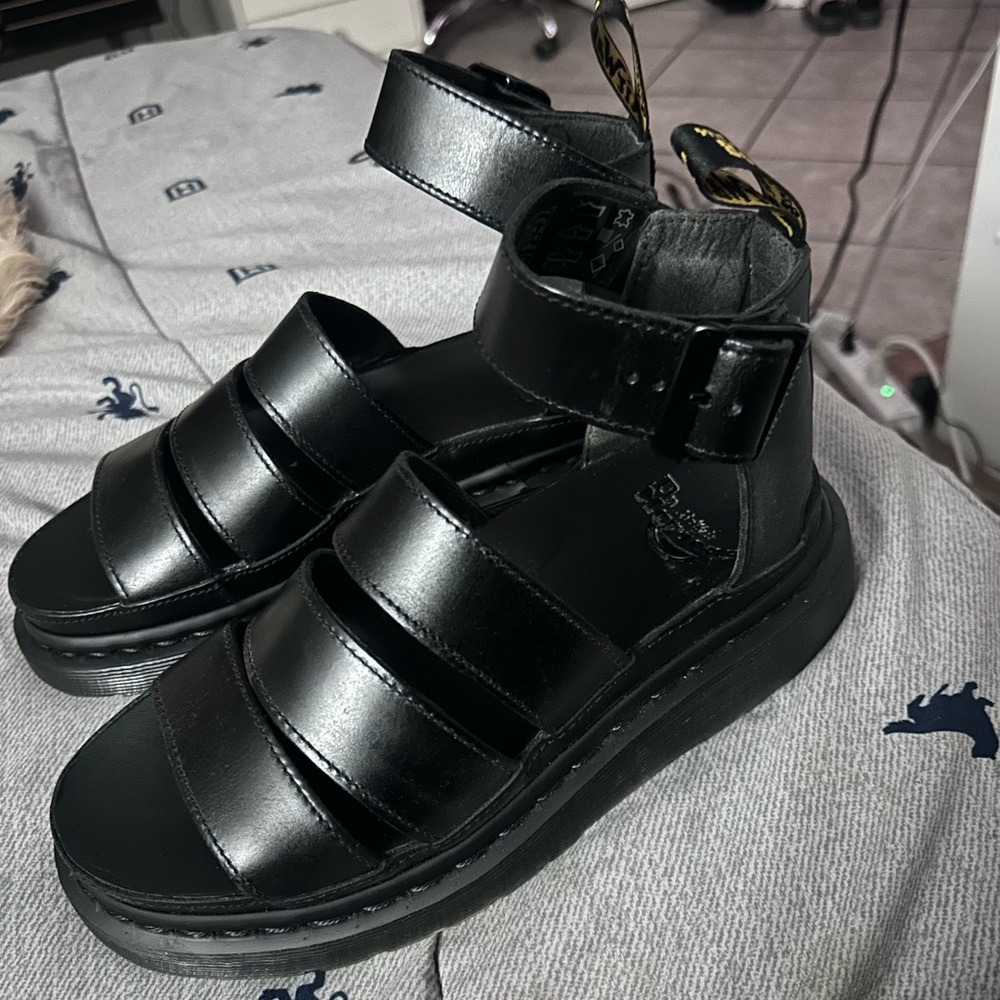 Dr. Martens Black Clarissa II Sandals